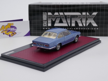 Preview: Matrix MX41001-171 # Jaguar S-Type Frua Coupe Baujahr 1966 " blaumetallic " 1:43