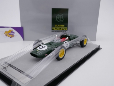 Tecnomodel TM18-182B # Lotus 21 Nr.8 3rd Frankreich GP 1962 " Jim Clark " 1:18