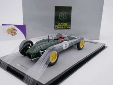 Preview: Tecnomodel TM18-182B # Lotus 21 Nr.8 3rd Frankreich GP 1962 " Jim Clark " 1:18