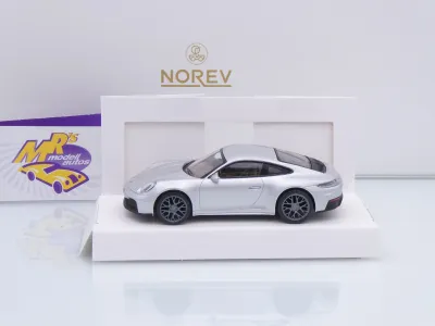 Preview: Norev 750065 # Porsche 911 (992) GTS Baujahr 2023 " GT-silbermetallic " 1:43