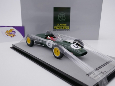 Preview: Tecnomodel TM18-182B # Lotus 21 Nr.8 3rd Frankreich GP 1962 " Jim Clark " 1:18