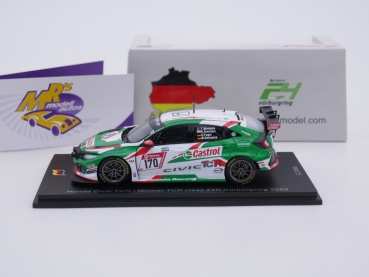 Preview: Spark SG697 # Honda Civic TCR Nr.170 Winner TCR Class 24H Nürburgring 2020 " Honda Racing " 1:43