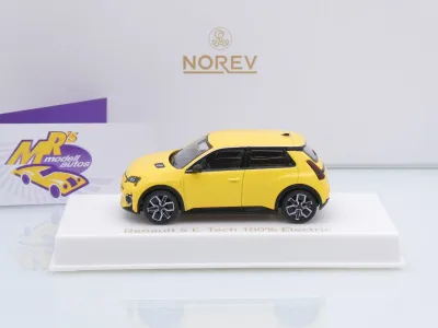Preview: Norev 510552 # Renault R5 E-Tech 100% Electric Baujahr 2024 " gelbmetallic " 1:43