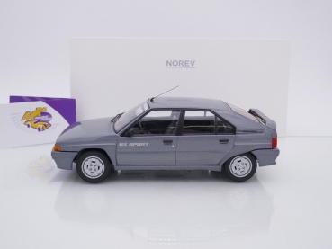 Preview: Norev 181690 # Citroën BX Sport Limousine Baujahr 1985 " foxgrau-metallic " 1:18