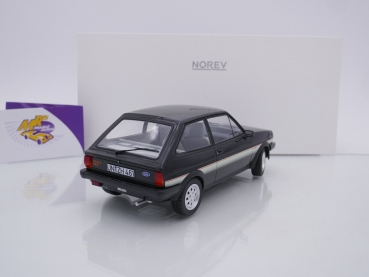 Preview: Norev 182743 # Ford Fiesta 1 XR2 Limousine Baujahr 1981 " schwarz " 1:18