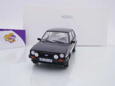 Preview: Norev 182743 # Ford Fiesta 1 XR2 Limousine Baujahr 1981 " schwarz " 1:18