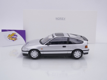 Preview: Norev 188011 # Honda CRX Coupe Baujahr 1990 " silbermetallic " 1:18