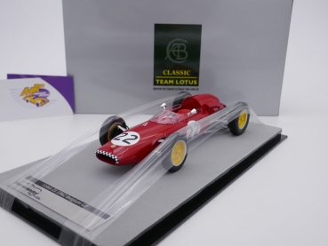 Tecnomodel TM18-182D # Lotus 21 F1 Nr.22 Belgien GP 1962 " Jo Siffert " 1:18