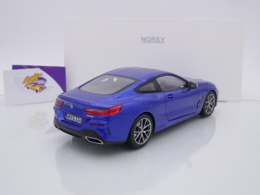Preview: Norev 183286 # BMW M 850i Coupe Baujahr 2018 " blaumetallic " 1:18