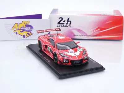 Preview: Spark S9290 # Chevrolet Corvette Z06 GT3 #13 24h Le Mans 2025 " AWA  Bell " 1:43