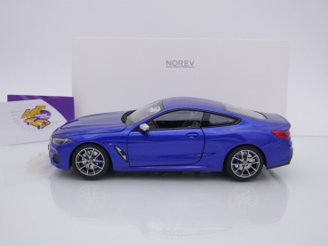Preview: Norev 183286 # BMW M 850i Coupe Baujahr 2018 " blaumetallic " 1:18