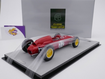 Preview: Tecnomodel TM18-182D # Lotus 21 F1 Nr.22 Belgien GP 1962 " Jo Siffert " 1:18