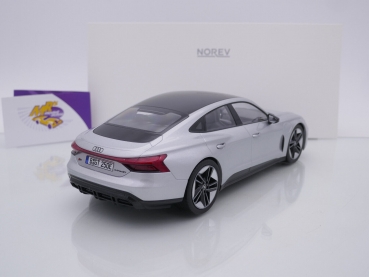 Preview: Norev 188381 # Audi RS e-tron GT Limousine Baujahr 2021 " silbermetallic " 1:18