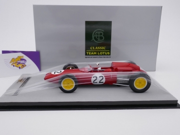 Preview: Tecnomodel TM18-182D # Lotus 21 F1 Nr.22 Belgien GP 1962 " Jo Siffert " 1:18