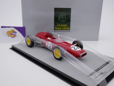Preview: Tecnomodel TM18-182D # Lotus 21 F1 Nr.22 Belgien GP 1962 " Jo Siffert " 1:18