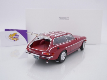Preview: Norev 188723 # VOLVO 1800 ES Kombi Schneewittchensarg US-Version Baujahr 1972 " dunkelrot " 1:18