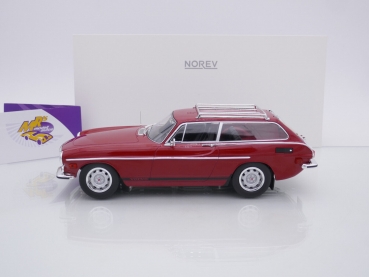 Preview: Norev 188723 # VOLVO 1800 ES Kombi Schneewittchensarg US-Version Baujahr 1972 " dunkelrot " 1:18