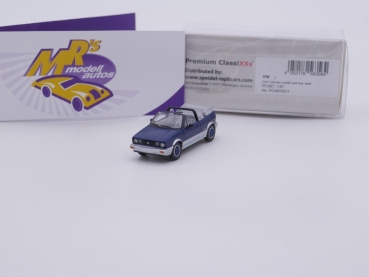 PCX 87 Brekina 870311 # Volkswagen Golf I Cabriolet Baujahr 1991 " dunkelblaumetallic " 1:87