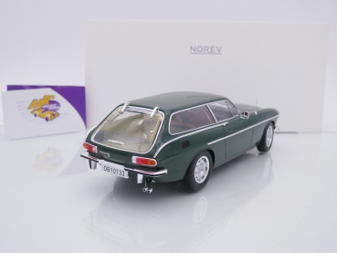 Preview: Norev 188720 # VOLVO 1800 ES Kombi Schneewittchensarg Baujahr 1973 " dunkelgrün " 1:18