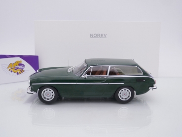 Preview: Norev 188720 # VOLVO 1800 ES Kombi Schneewittchensarg Baujahr 1973 " dunkelgrün " 1:18