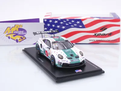 Preview: Spark US417 # Porsche 911 GT3 #24 Carrera Cup USA Champion 2024 " Loek Hartog " 1:43