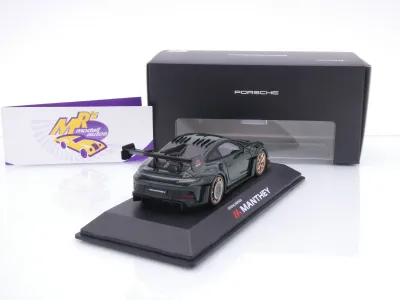 Preview: Spark WAP0203000TGT3 # Porsche 911 992 GT3 RS Manthey Kit 2024 " Brewstergrün " 1:43