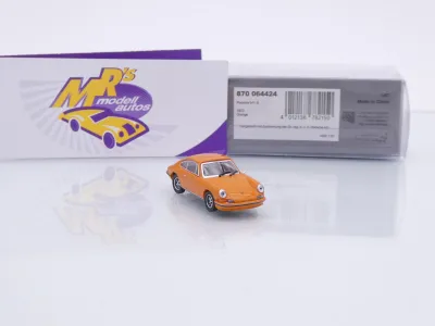 Preview: Minichamps 870064424 # Porsche 911 T Coupe Baujahr 1972 " orange " 1:87