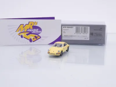 Minichamps 870064421 # Porsche 911 T Coupe Baujahr 1972 " hellgelb " 1:87