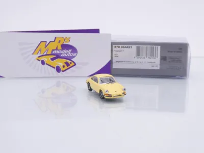 Preview: Minichamps 870064421 # Porsche 911 T Coupe Baujahr 1972 " hellgelb " 1:87