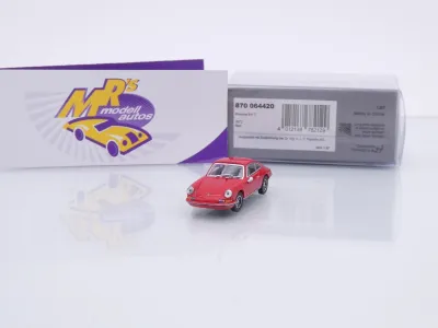 Minichamps 870064420 # Porsche 911 T Coupe Baujahr 1972 " indischrot " 1:87
