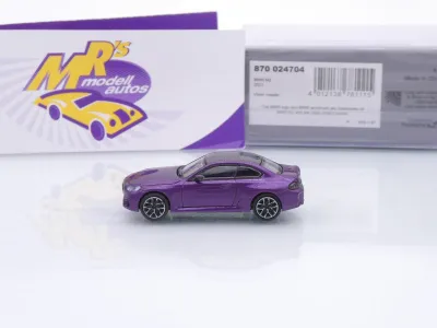 Preview: Minichamps 870024704 # BMW M2 (G87) Coupe Baujahr 2023 " lilametallic " 1:87