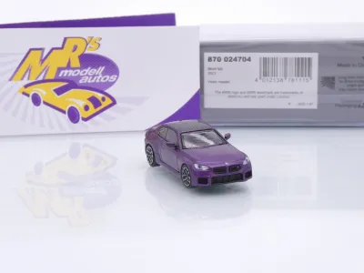 Preview: Minichamps 870024704 # BMW M2 (G87) Coupe Baujahr 2023 " lilametallic " 1:87
