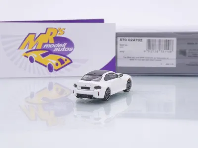 Preview: Minichamps 870024702 # BMW M2 (G87) Coupe Baujahr 2023 " Alpinaweiß " 1:87