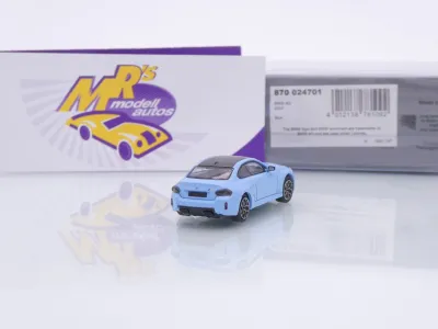 Preview: Minichamps 870024701 # BMW M2 (G87) Coupe Baujahr 2023 " Zandvoortblau " 1:87