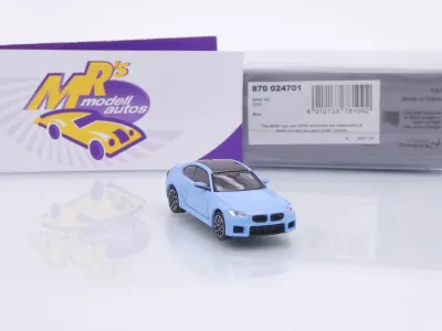 Preview: Minichamps 870024701 # BMW M2 (G87) Coupe Baujahr 2023 " Zandvoortblau " 1:87