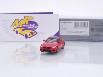 Minichamps 870024700 # BMW M2 (G87) Coupe Baujahr 2023 " rotmetallic " 1:87