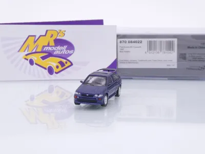 Minichamps 870084022 # Ford Escort RS Cosworth Baujahr 1992 " blaumetallic " 1:87