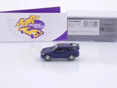 Preview: Minichamps 870084022 # Ford Escort RS Cosworth Baujahr 1992 " blaumetallic " 1:87