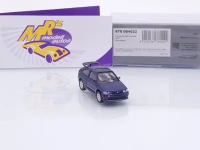 Preview: Minichamps 870084022 # Ford Escort RS Cosworth Baujahr 1992 " blaumetallic " 1:87