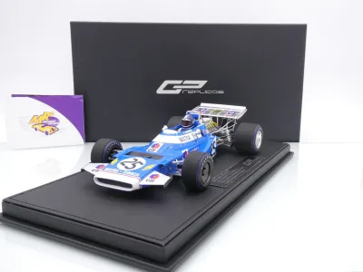 GP Replicas GP146BWD # Matra MS120 F1 #25 3rd Belgien GP 1970 " Jean-Pierre Beltoise " 1:18