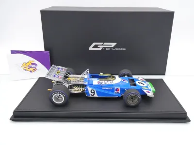 Preview: GP Replicas GP146A # Matra MS120 F1 #9 3rd Monaco GP 1970 " Henri Pescarolo " 1:18