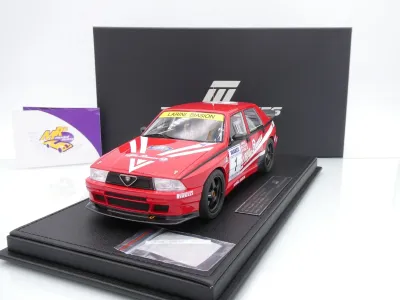 Top Marques TOP145C # Alfa Romeo 75 Turbo EVO Giro Italia 1989 " Nicola Larini - Miki Biasion - Tiziano Siviero " 1:18