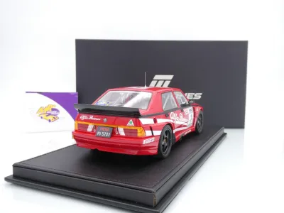 Preview: Top Marques TOP145C # Alfa Romeo 75 Turbo EVO Giro Italia 1989 " Nicola Larini - Miki Biasion - Tiziano Siviero " 1:18