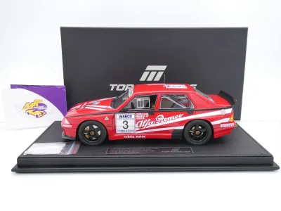 Preview: Top Marques TOP145A # Alfa Romeo 75 Turbo EVO Giro Italia 1988 " Riccardo Patrese - Miki Biasion - Tiziano Siviero " 1:18