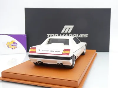 Preview: Top Marques TOP142B # Ferrari 308 GT Bertone Rainbow Baujahr 1976 " weiß " 1:18