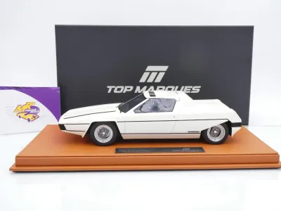 Preview: Top Marques TOP142B # Ferrari 308 GT Bertone Rainbow Baujahr 1976 " weiß " 1:18
