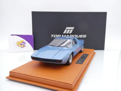 Top Marques TOP142A # Ferrari 308 GT Bertone Rainbow Baujahr 1976 " blaumetallic " 1:18