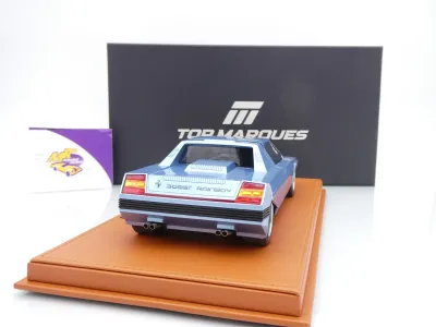 Preview: Top Marques TOP142A # Ferrari 308 GT Bertone Rainbow Baujahr 1976 " blaumetallic " 1:18