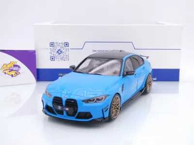 Solido S1814303 # BMW M3 G80 Performance Parts Baujahr 2024 " Daytonablau " 1:18