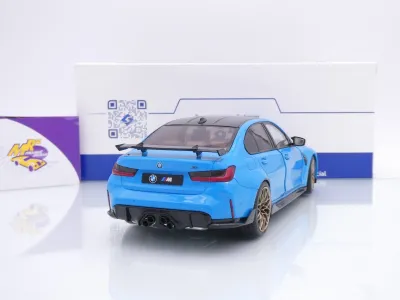 Preview: Solido S1814303 # BMW M3 G80 Performance Parts Baujahr 2024 " Daytonablau " 1:18